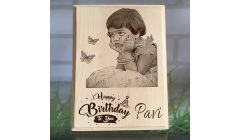 Happy Birthday Personalized Rectangle Wooden Plaque