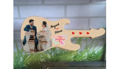 All New Guitar shaped  Wooden Gift For Valentine Day - Table Top