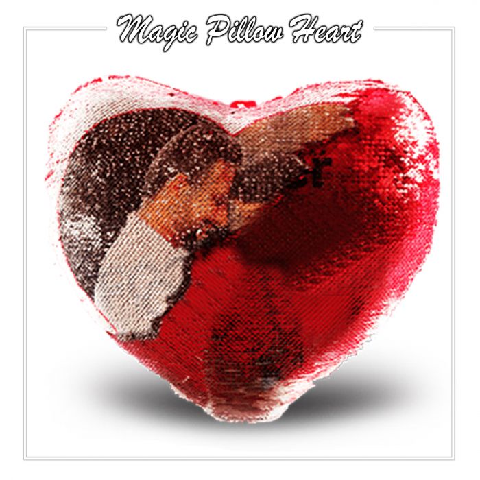 Heart shape outlet magic pillow