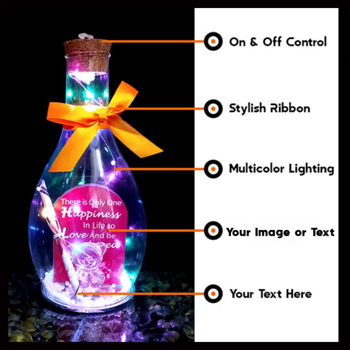 Beautiful Battery Powered LED Rose Glass Bottle String Light Birthday Gift  Home Decoration Desk Lamp Romantic Valentine's Day - AliExpress
