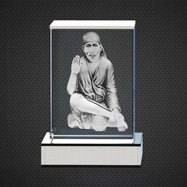 Sai Baba Idols For Car DashboardSaibaba Statue White For Home Decor